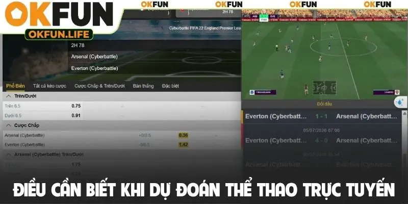 Điều cần biết khi dự đoán thể thao trực tuyến